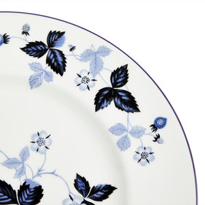 Wild Strawberry Inky Blue Plate 10.7in