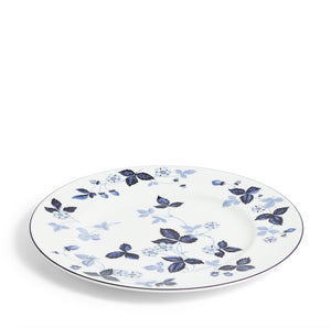 Wild Strawberry Inky Blue Plate 10.7in