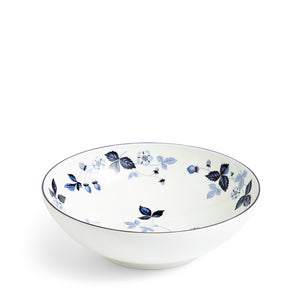 Wild Strawberry Inky Blue Cereal Bowl 7in