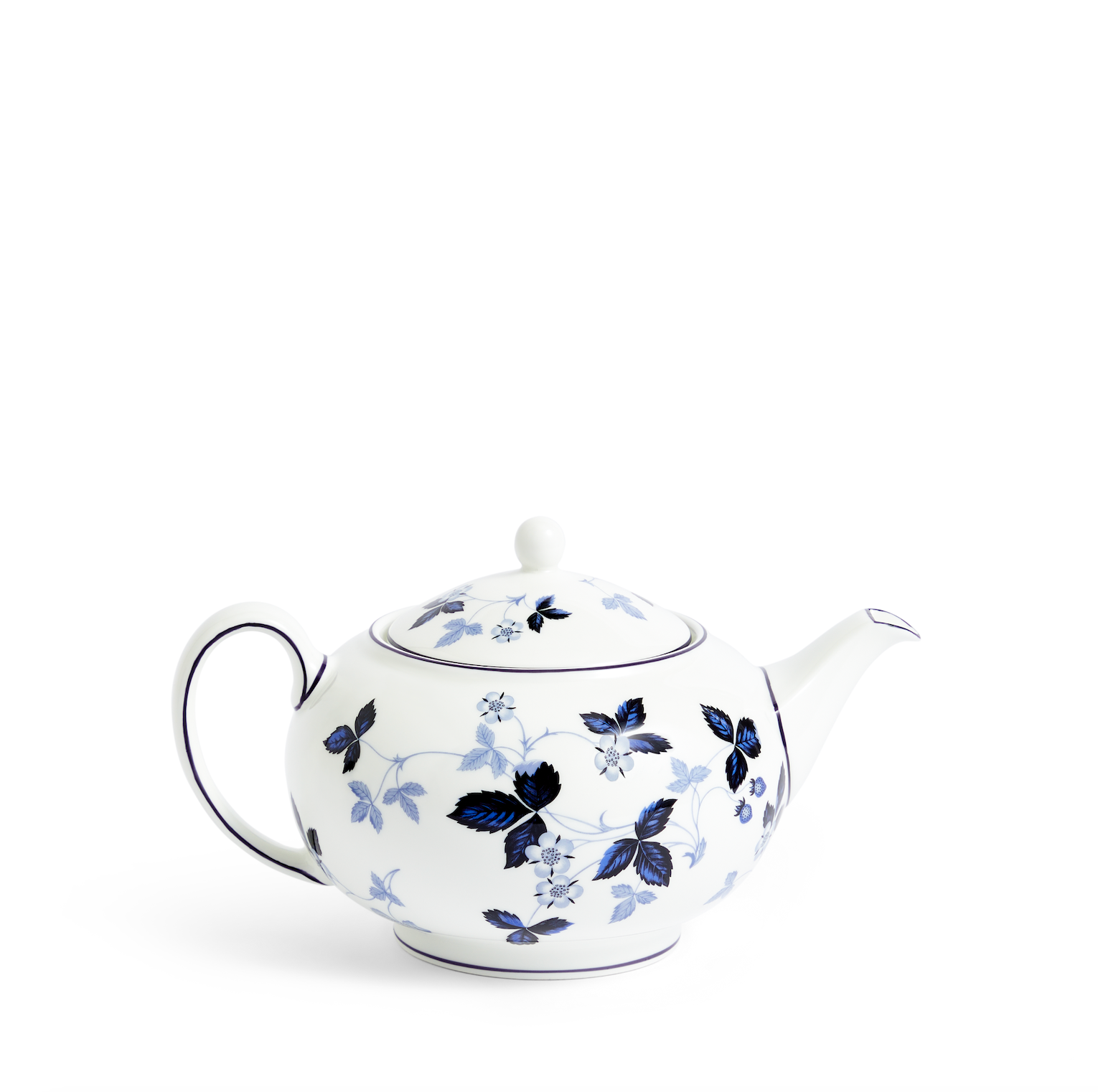 Wild Strawberry Inky Blue Teapot