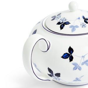 Wild Strawberry Inky Blue Teapot