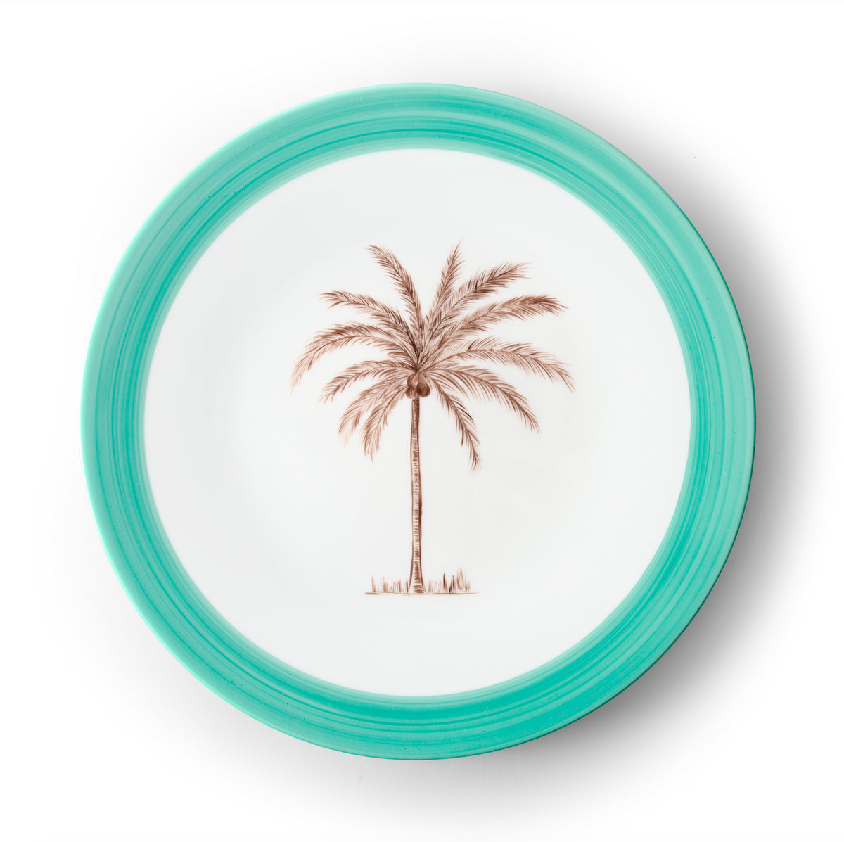 Coconut Tree Charger Plate Round Platter