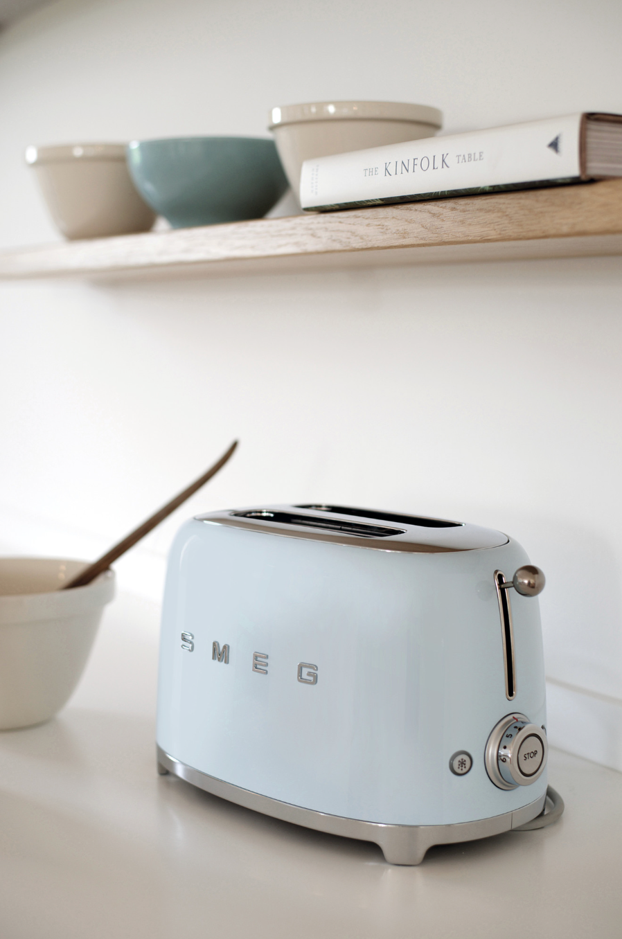 2-Slice Toaster TSF01 in Pastel Blue