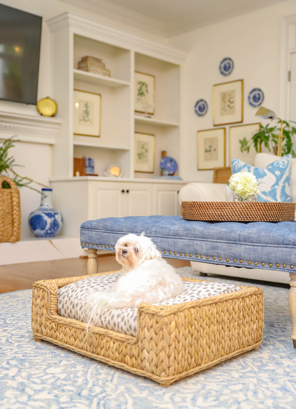 Sweater Weave Dog Bed