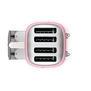 4x4 Slot Toaster TSF03 in Pink