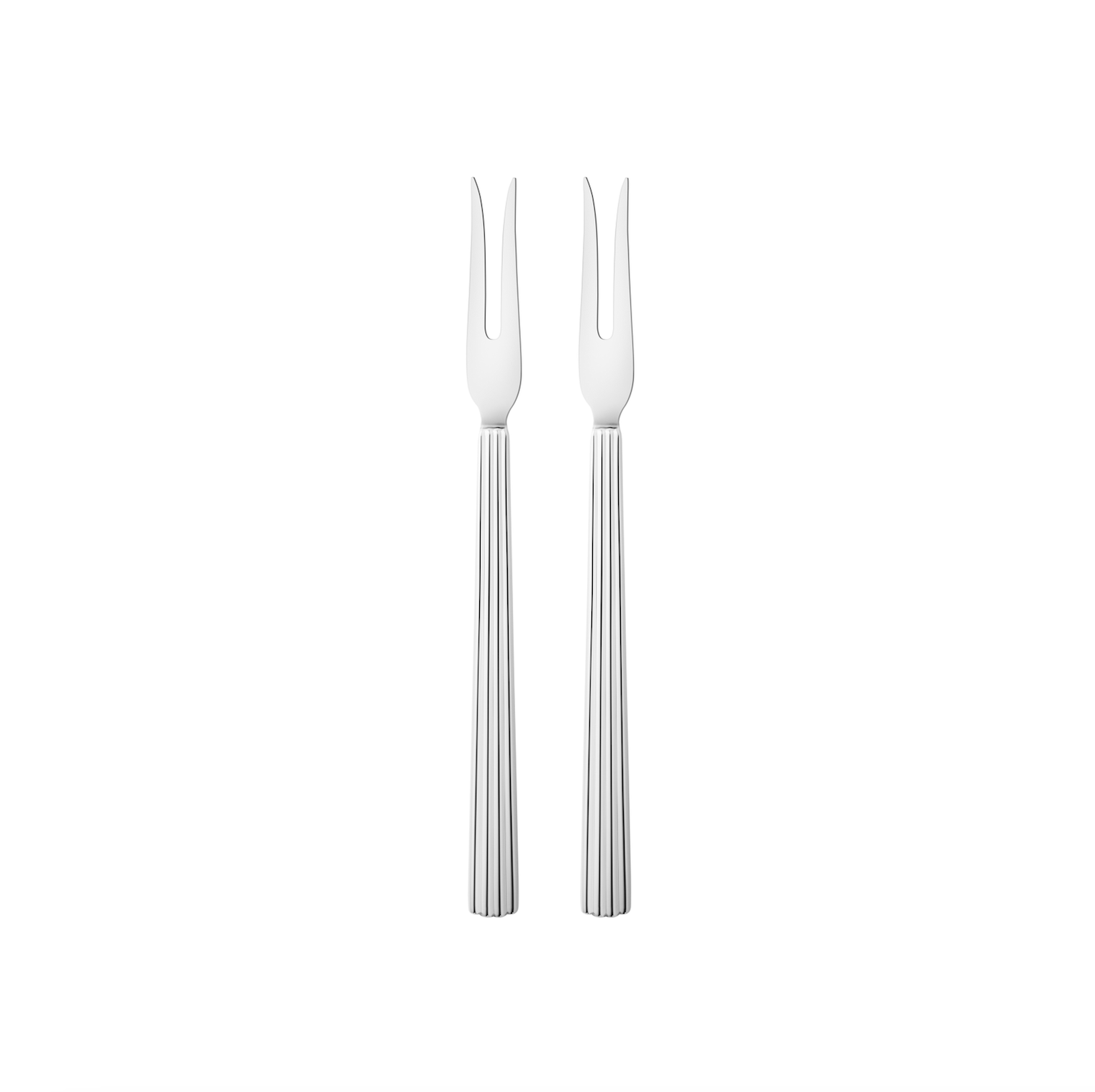 Bernadotte Cold Cut Fork Sterling Silver, Set of 2