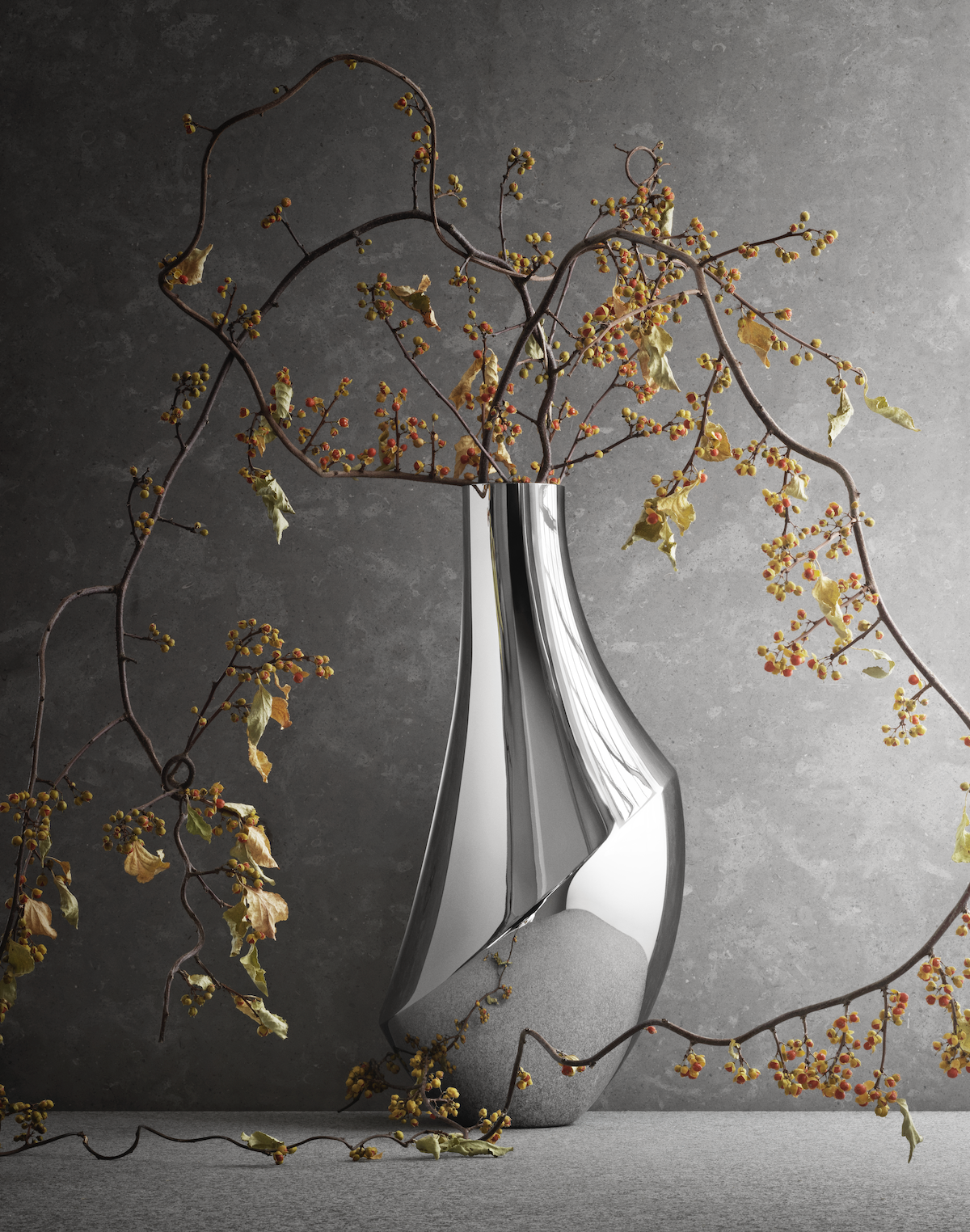 Georg Jensen Flora Vase Large - Thumbnail 2