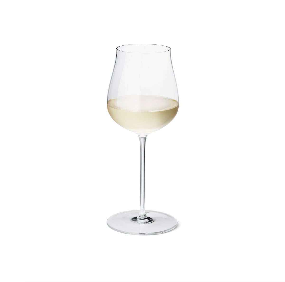 Sky White Wine Glasses, Crystal, Set of 6