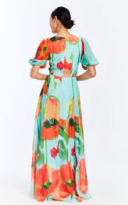Pippa Gown in Poppy Red