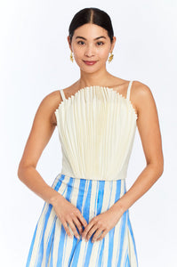 Scallopini Top in Ivory