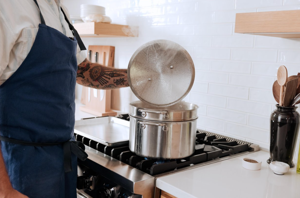 Stainless Clad Stock Pot in 12 QT