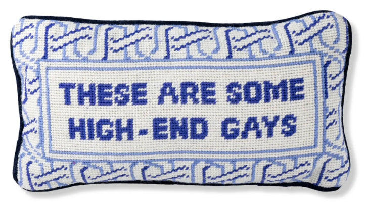 High End Needlepoint Pillow