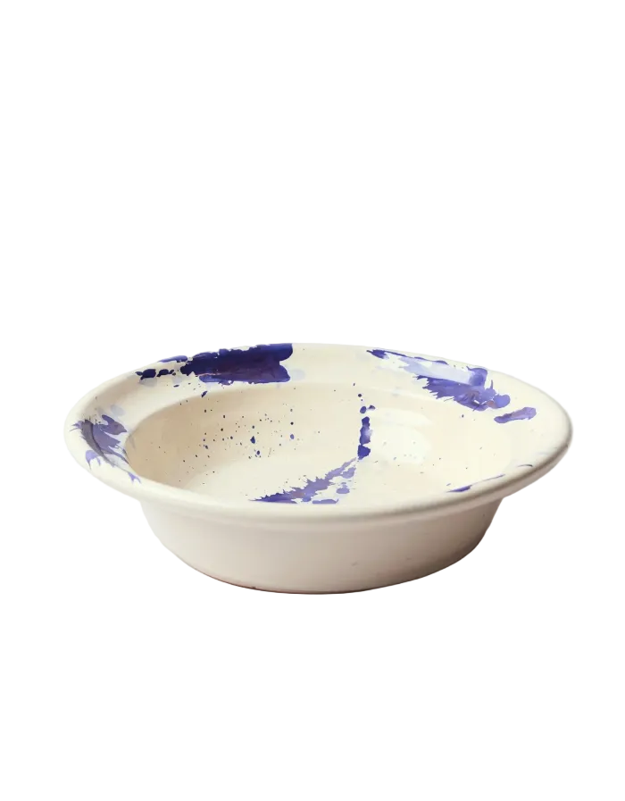 Montegranaro Extra Large Blue & White Splatterware Serving Dish
