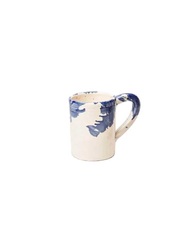 Montegranaro Blue & White Splatterware Mug