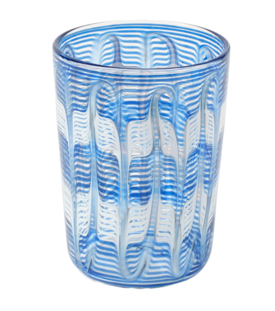 D'Ascoli Donatello Tumblers in Sapphire, Set of 6