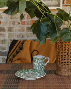 Spongeware Side Plate, Set of 4