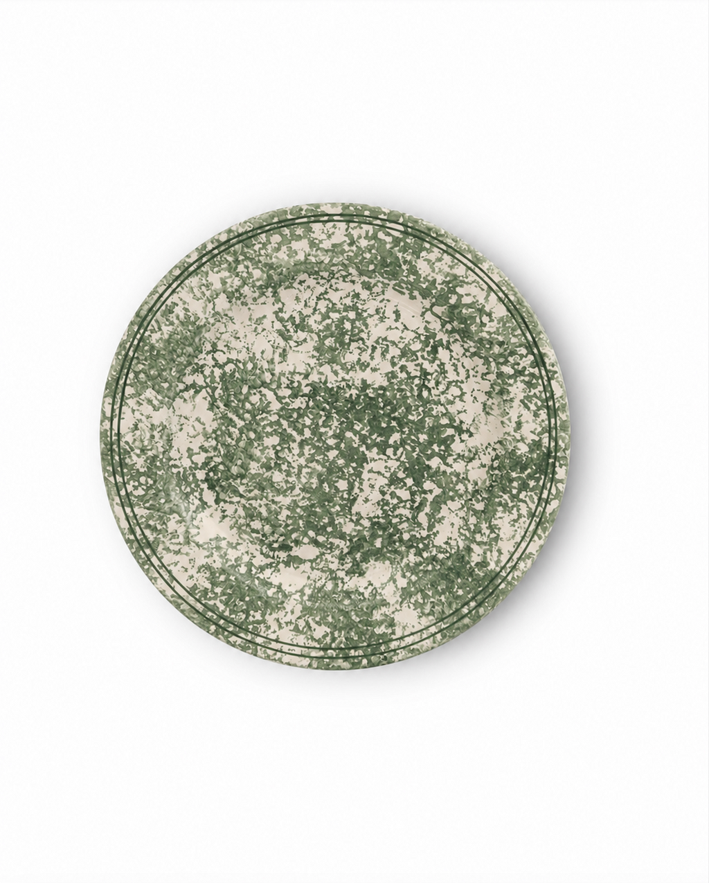 Spongeware Dinner Plate, Set of 4