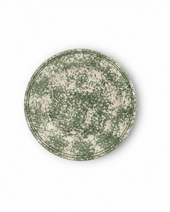 Spongeware Dinner Plate, Set of 4
