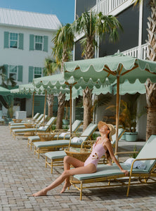 OTM Exclusive: The Flora One-Piece In Pink & White