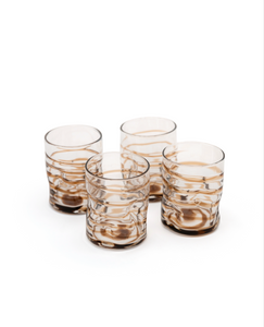 Dimple Tumblers, Set of 4