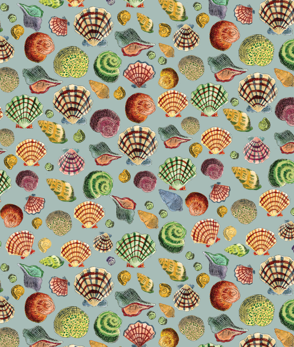 Seashell Gift Wrapping Sheet Bundle