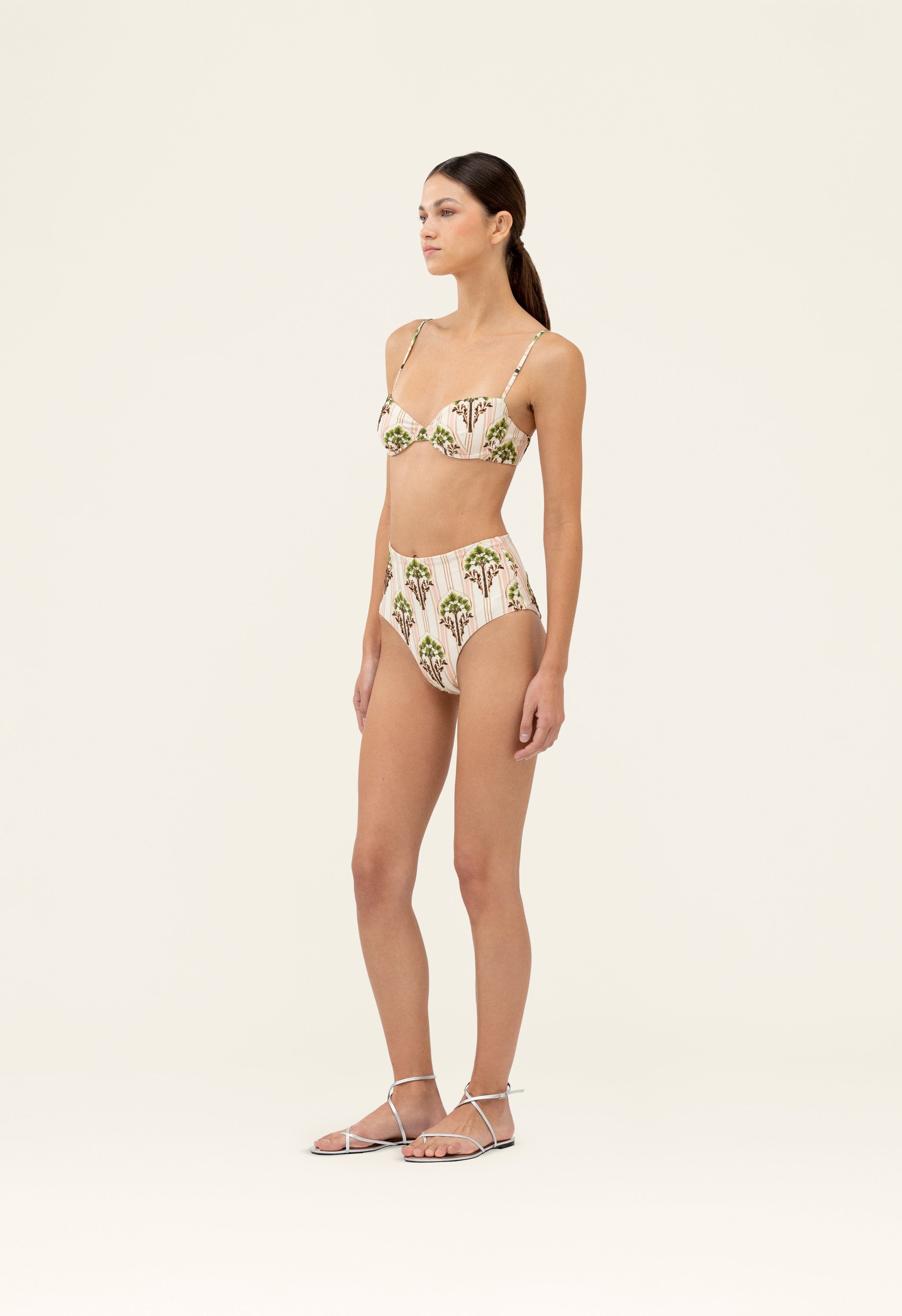 Magenta Moriche Bikini Bottom