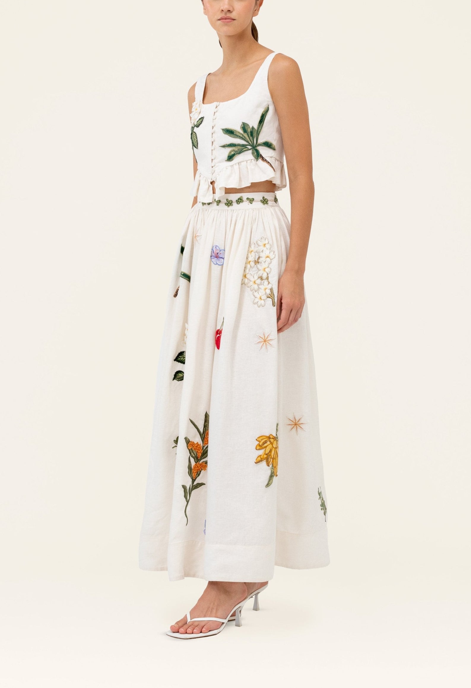 Tangelo Wild Maxi Skirt