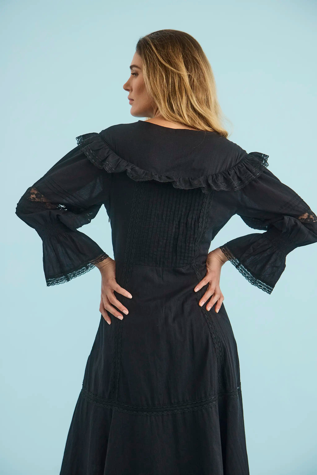 Selena Dress in Onyx
