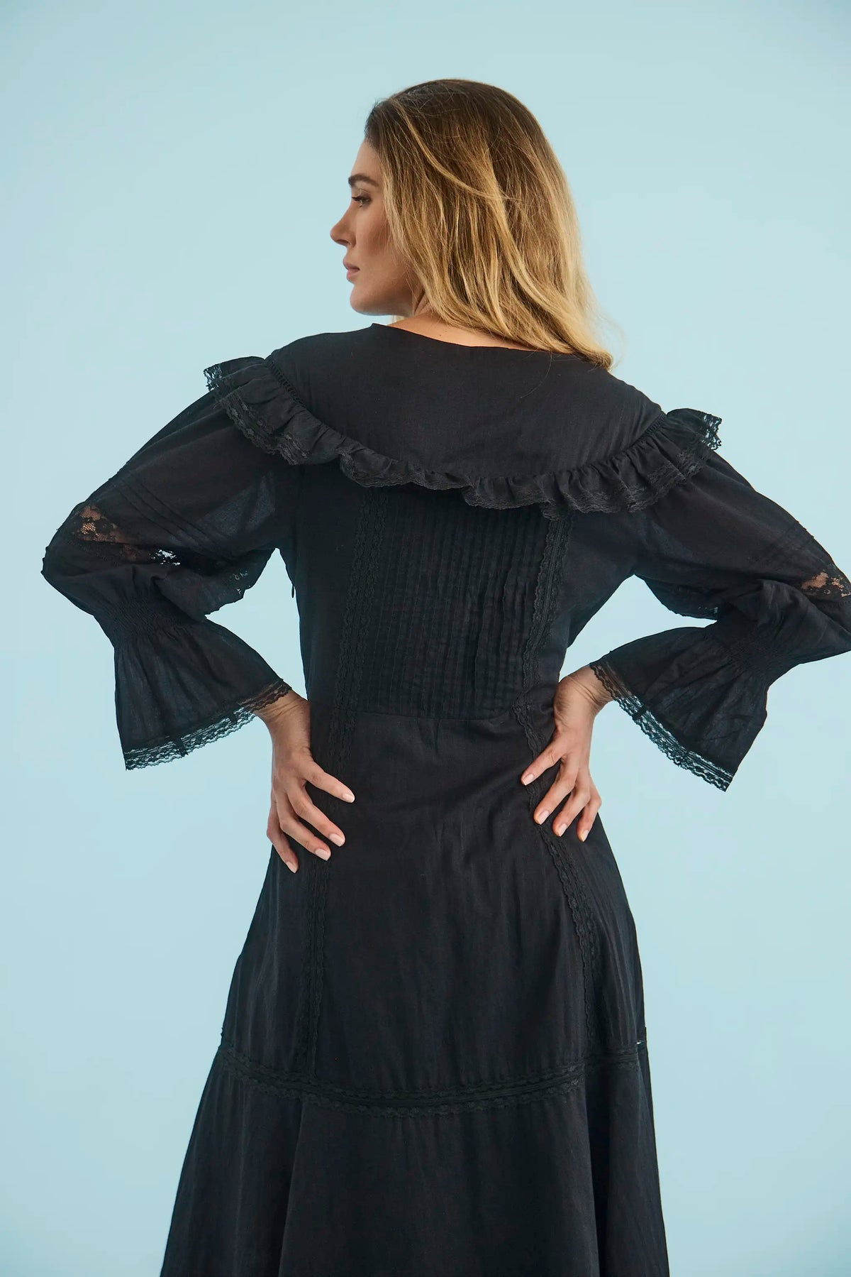 Selena Dress in Onyx