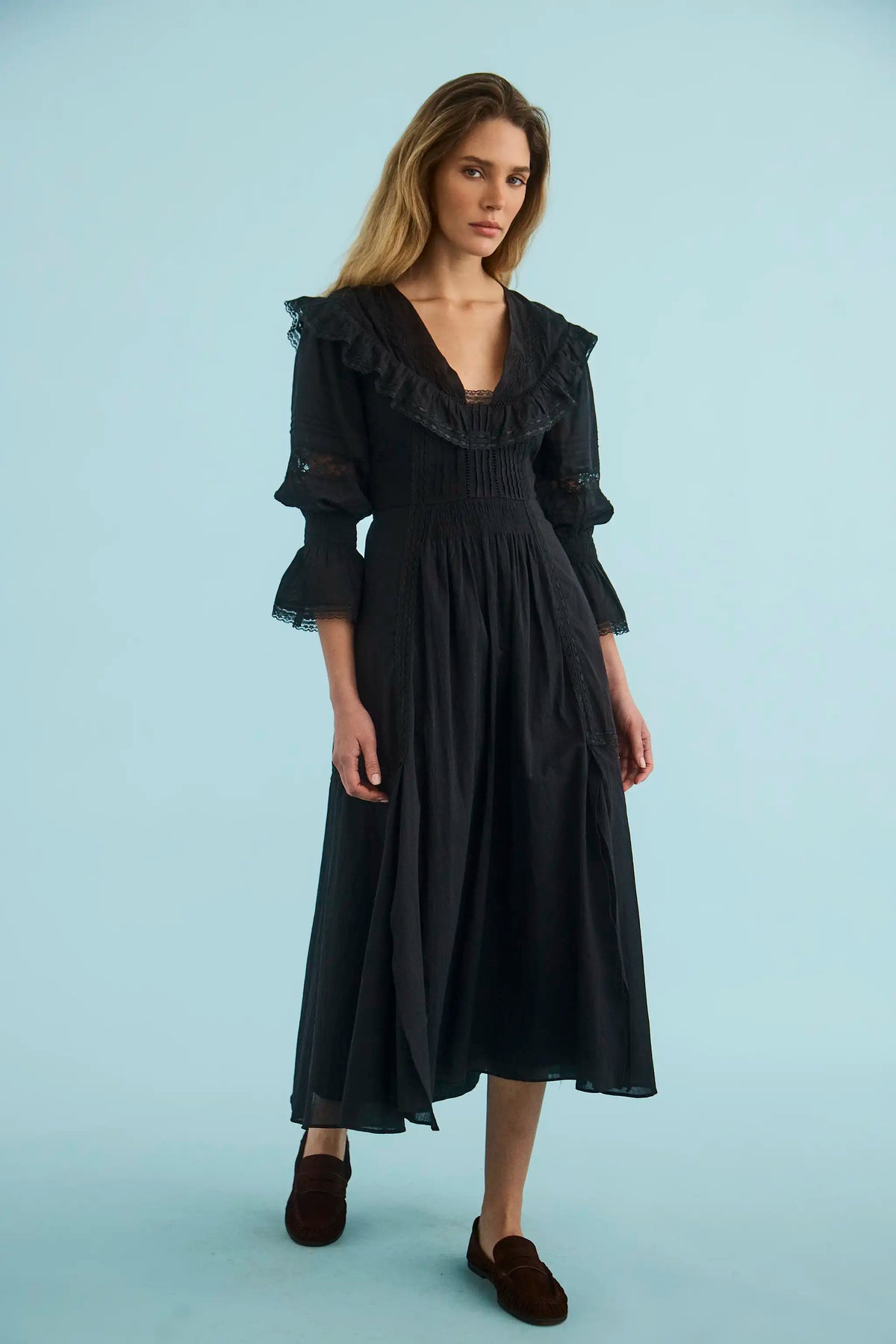 Selena Dress in Onyx