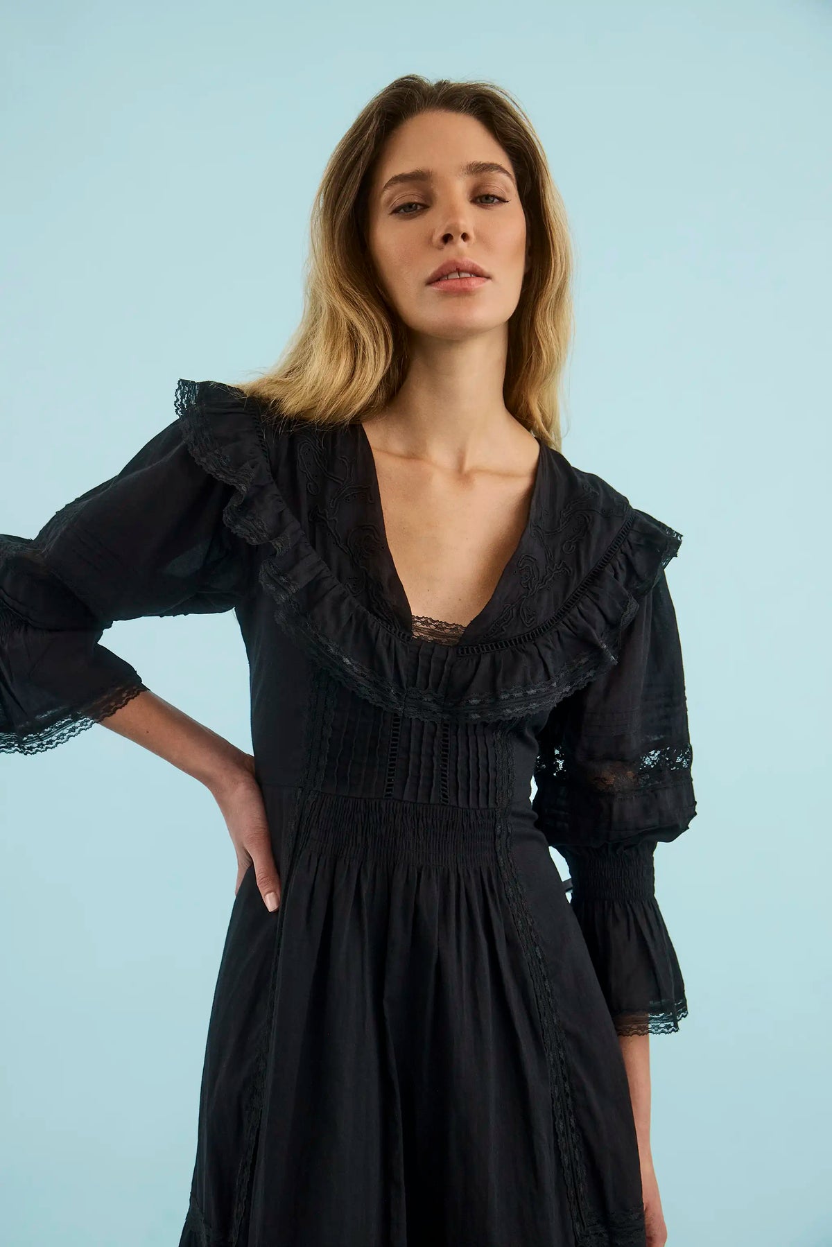 Selena Dress in Onyx