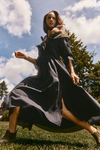 Selena Dress in Onyx