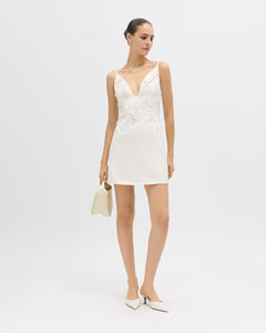 Seraphina Embellished Dress in Ivory