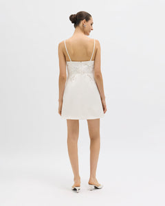Seraphina Embellished Dress in Ivory