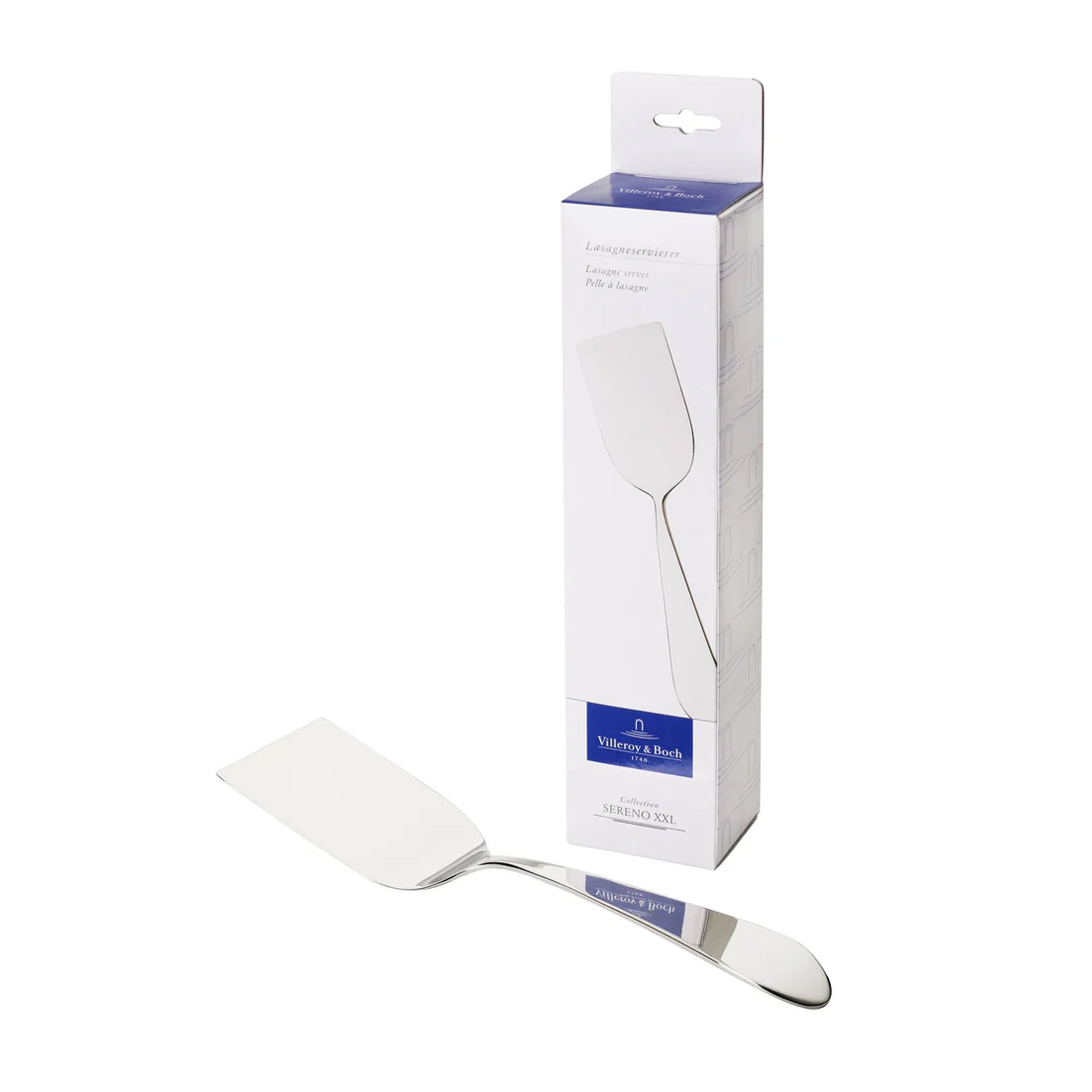 Sereno XXL Lasagne Server Gift Boxed in Silver