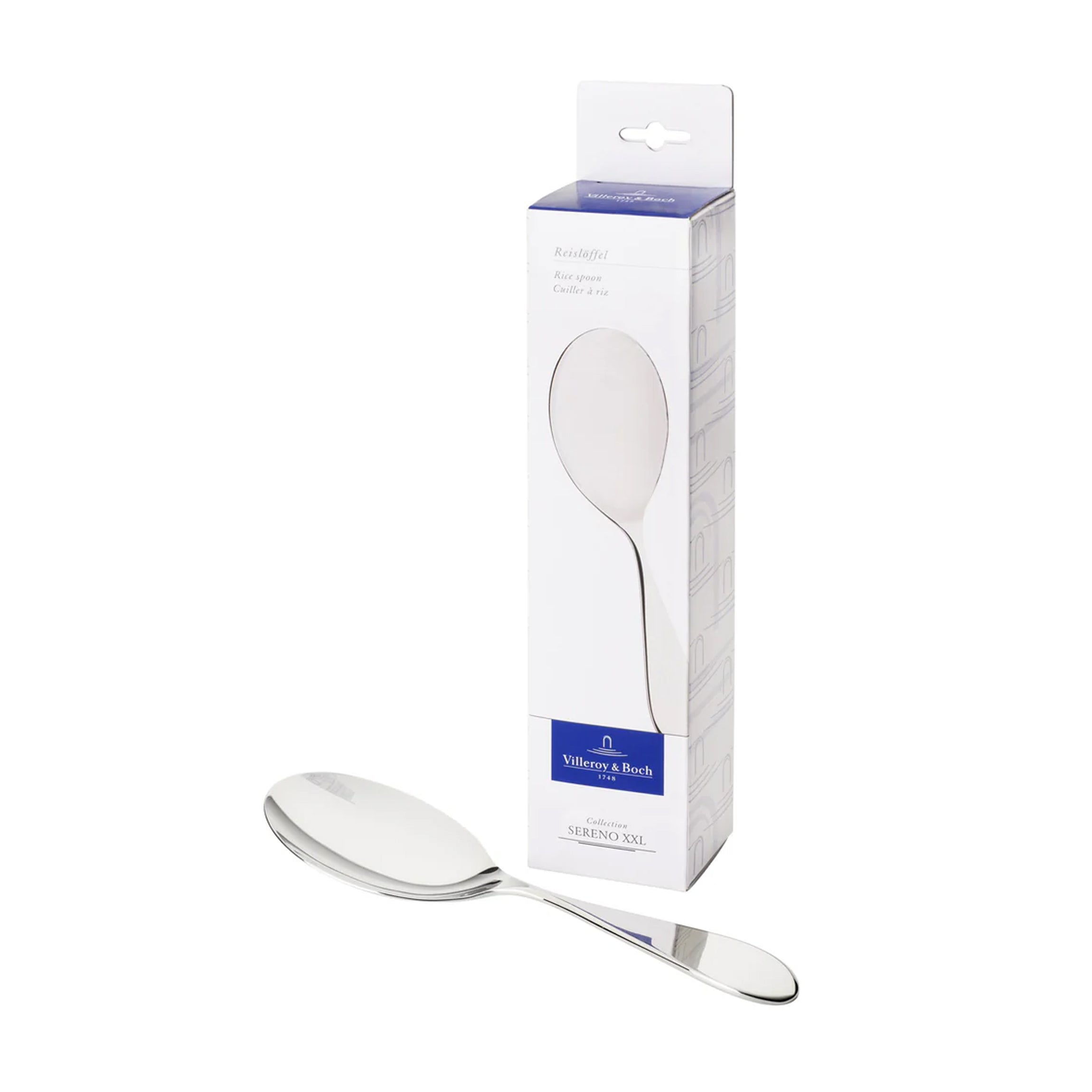 Sereno XXL Rice Spoon Gift Boxed in Silver