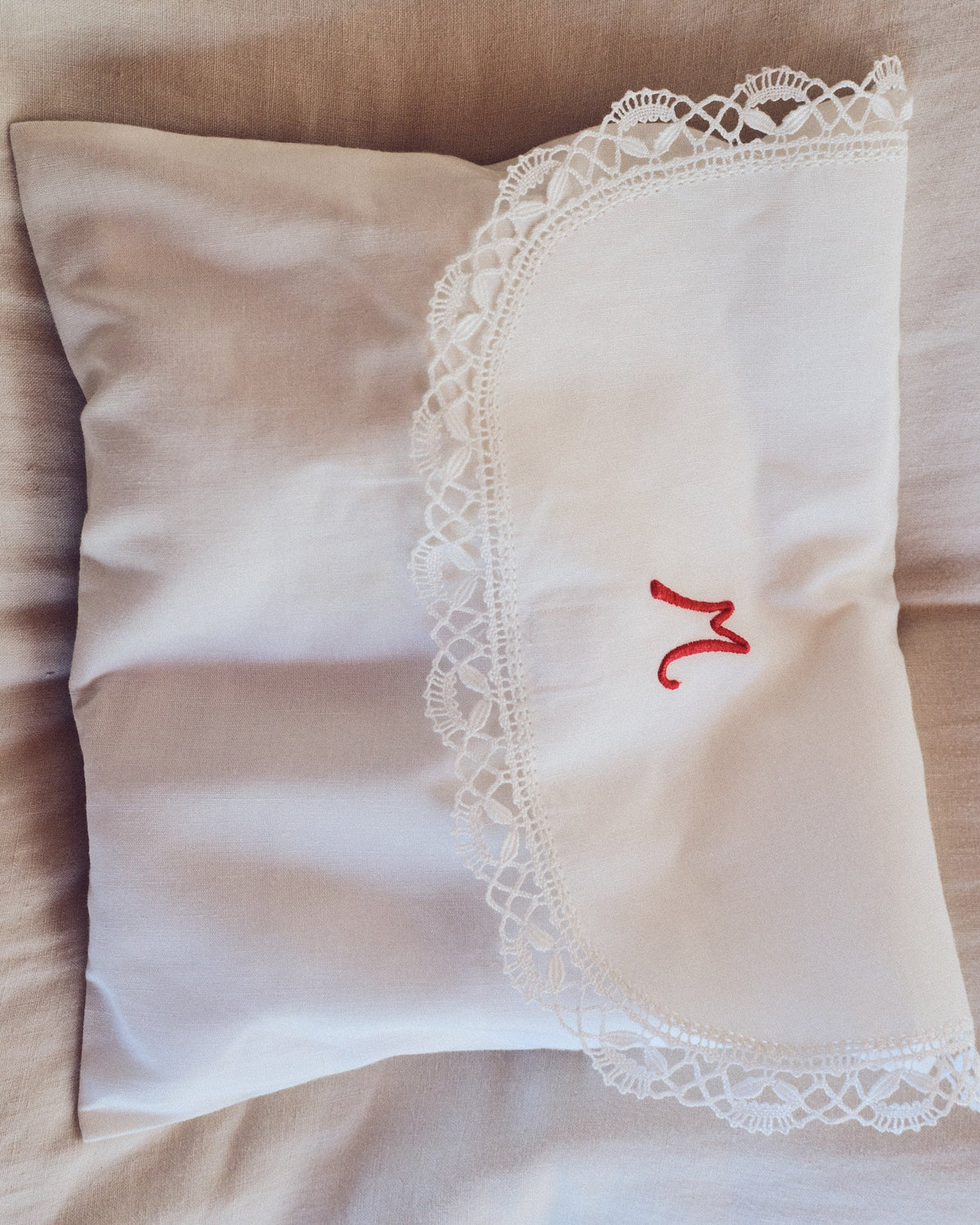 Camarinas Travel Set Initials in Red