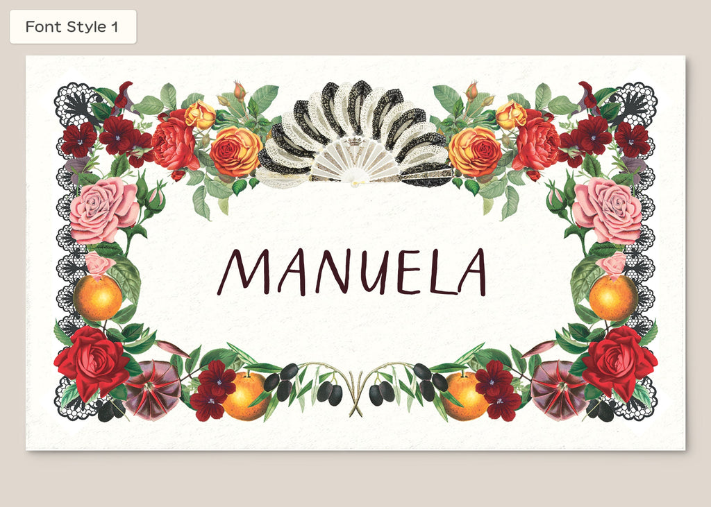 Place Card Form