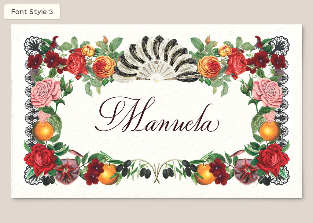 Place Card Form