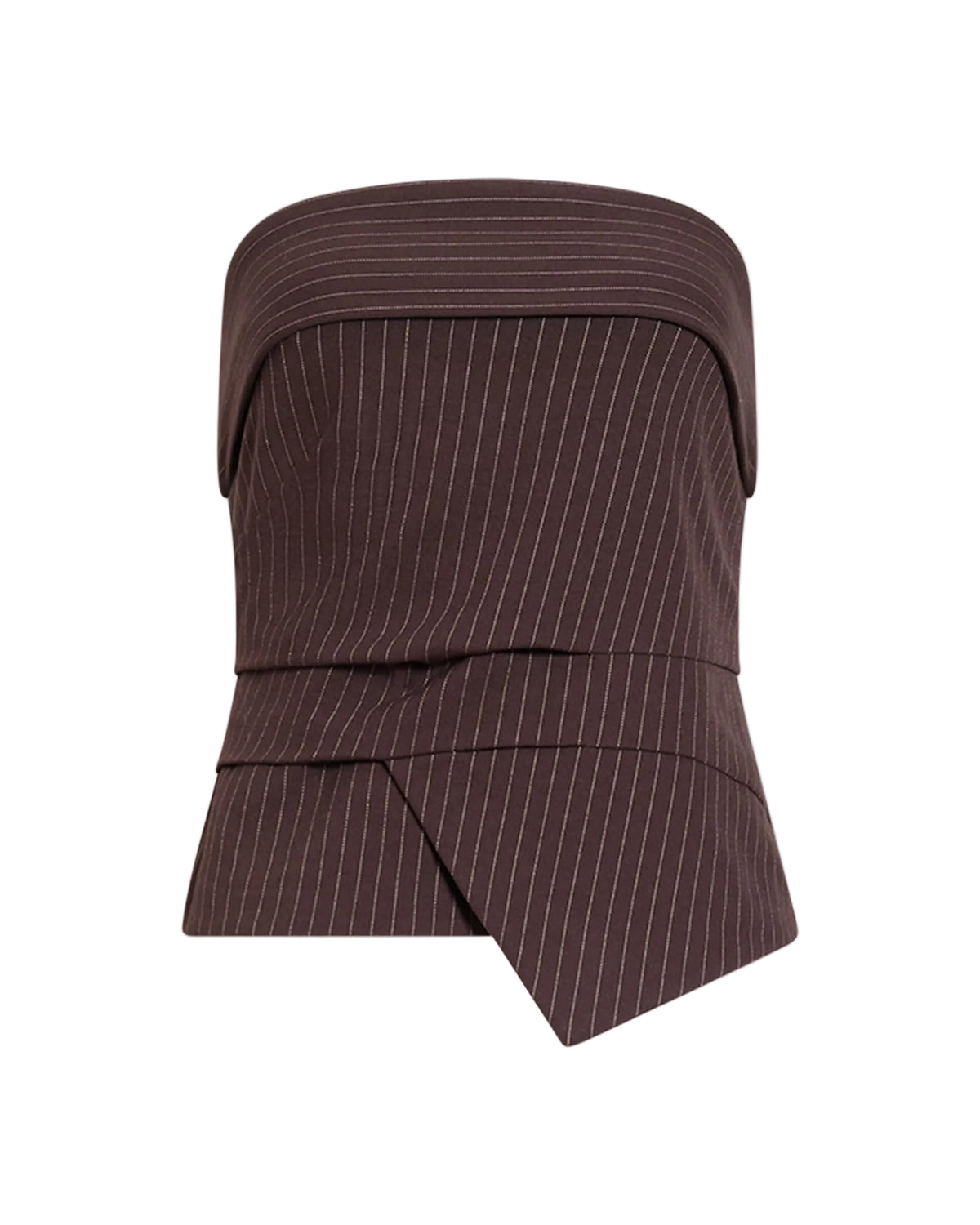 Sevyn Top in Dark Fig/Cream Multi