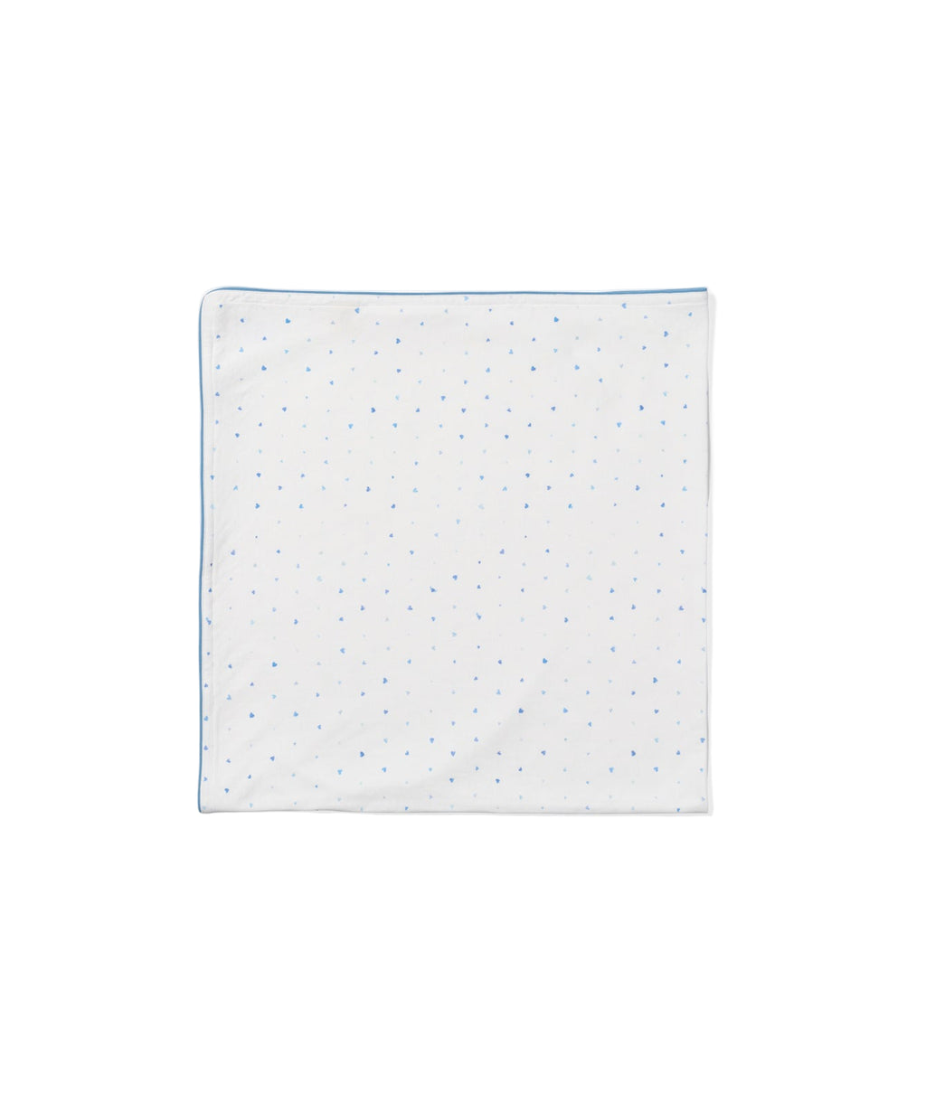 Shane Blanket in Blue Hearts