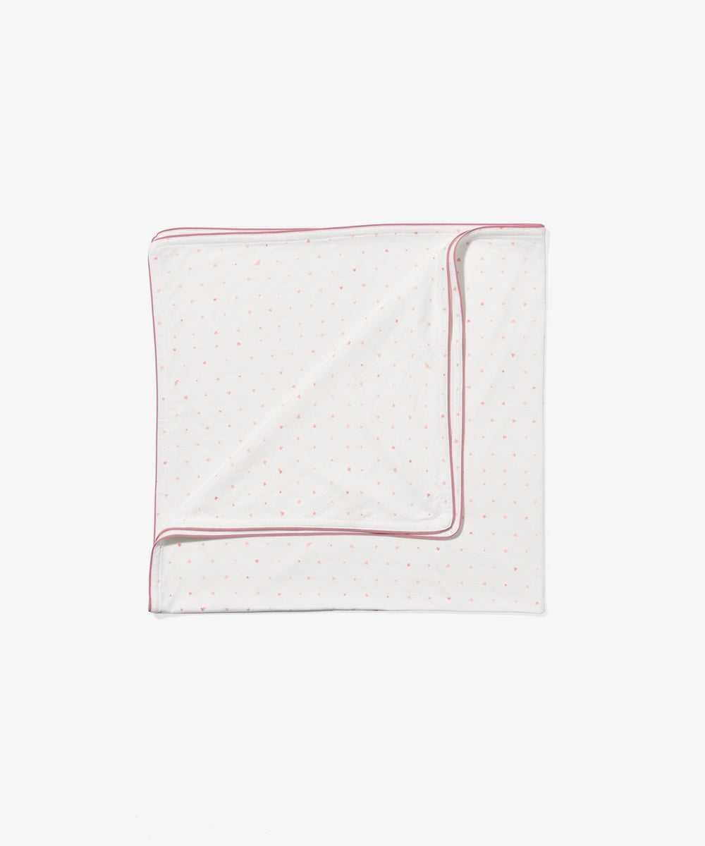 Shane Blanket in Rose Hearts