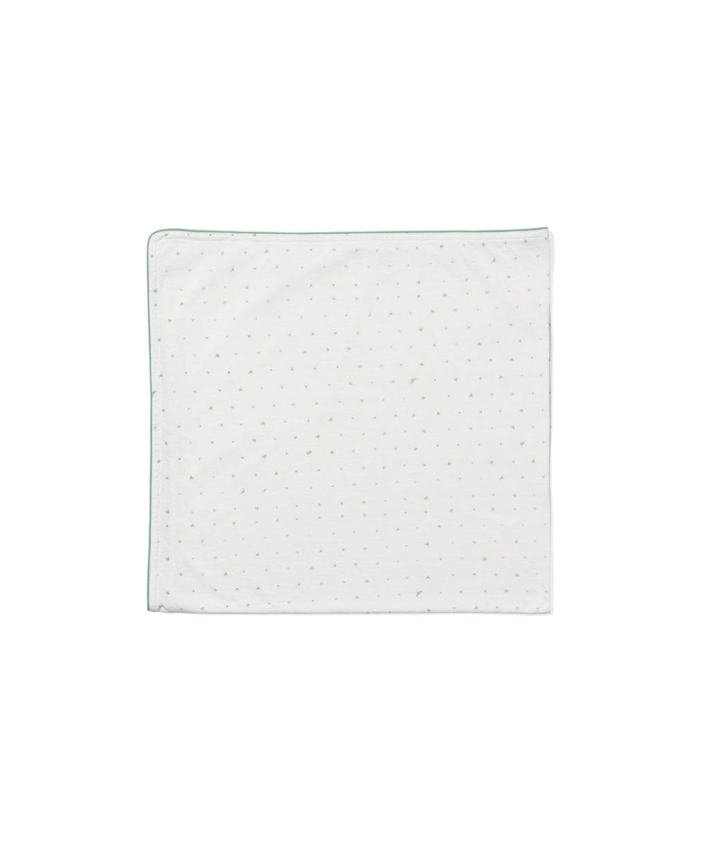 Shane Blanket in Seafoam Hearts