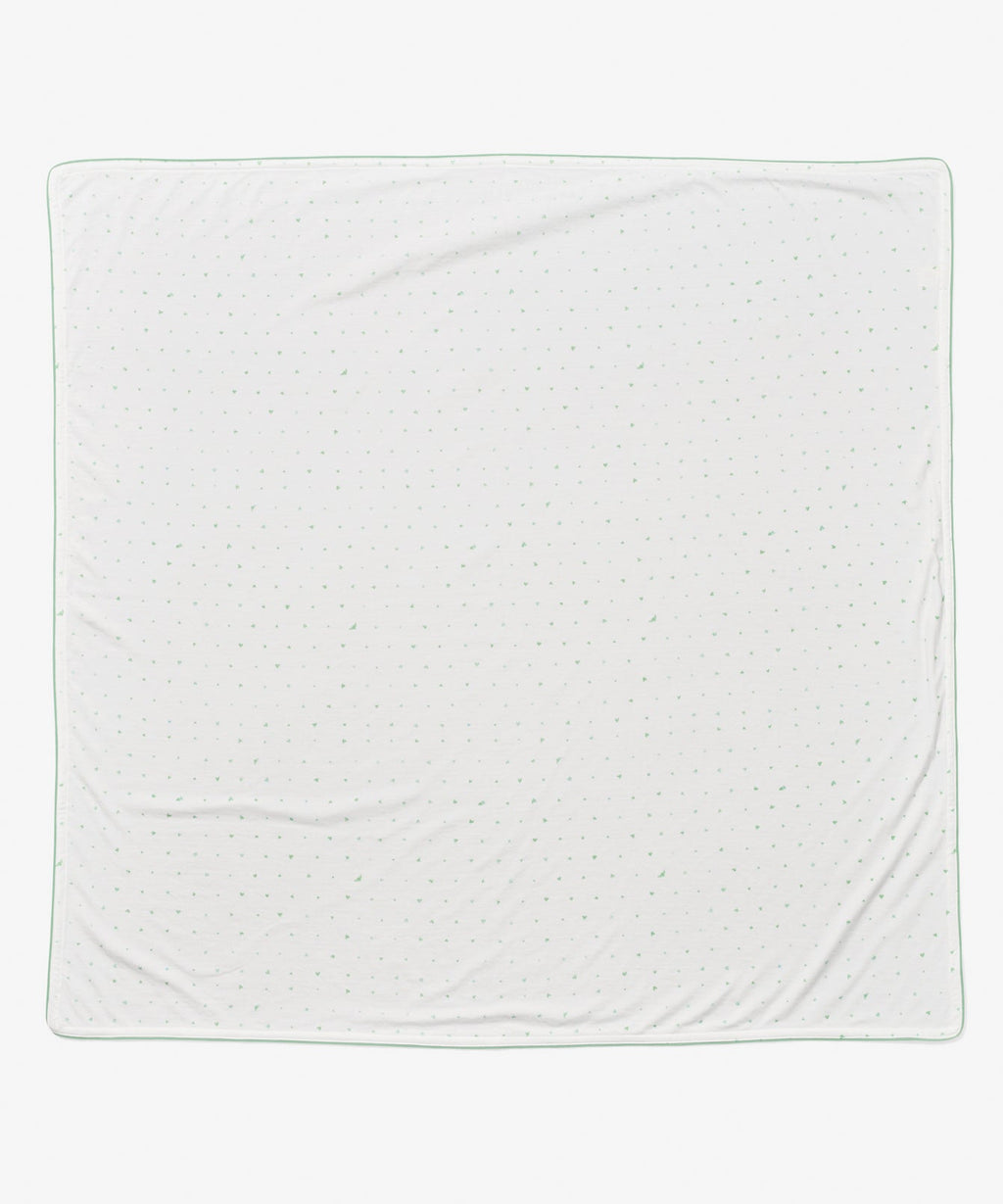 Shane Blanket in Seafoam Hearts