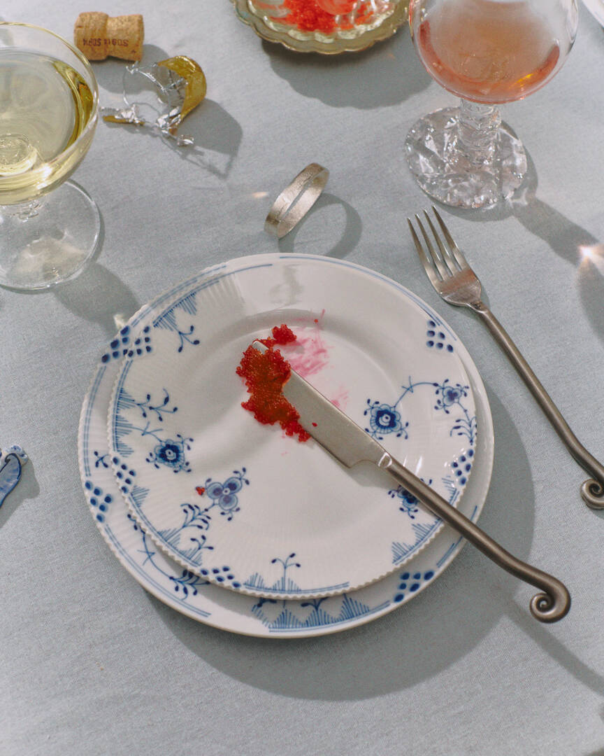 Blue Elements Plate, 7.5"