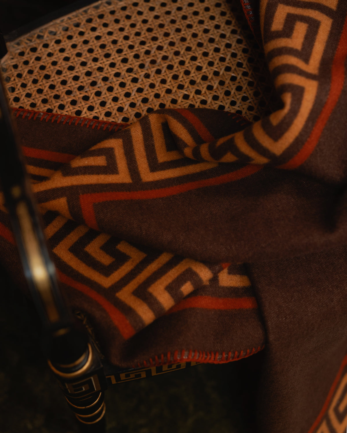 Meandros Cashmere Blend Blanket