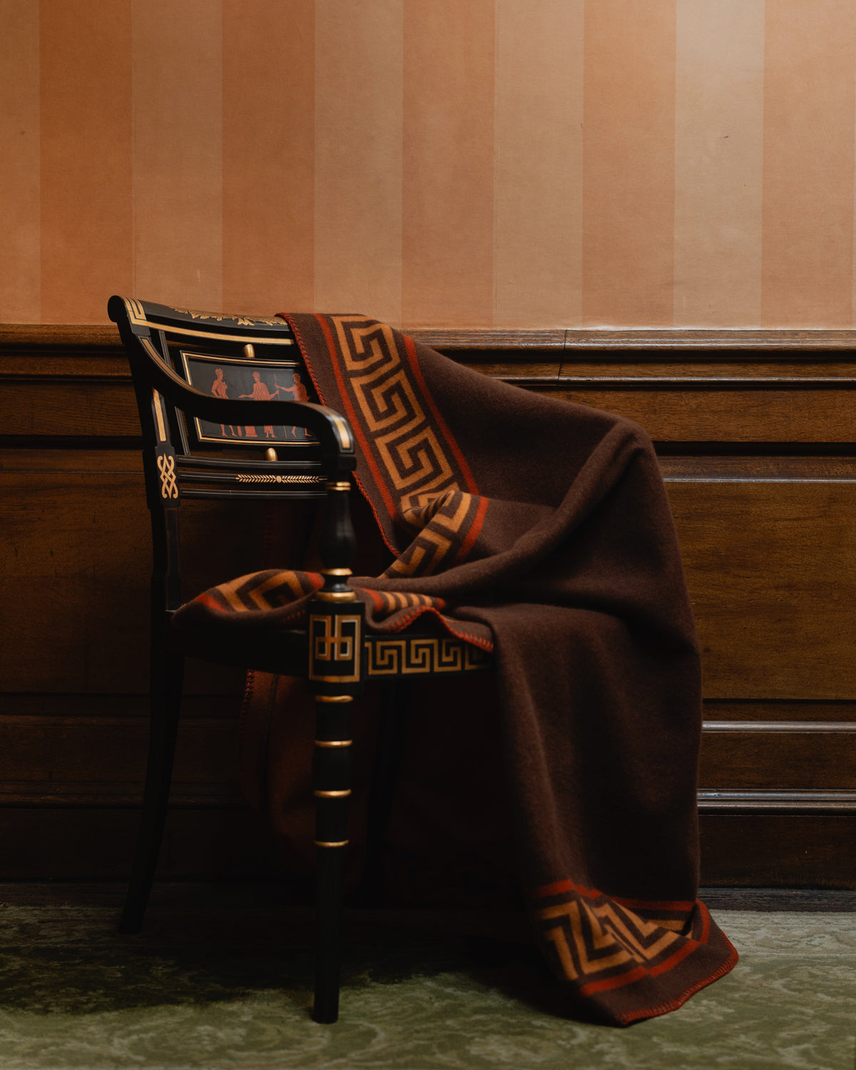 Meandros Cashmere Blend Blanket