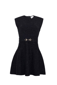 Shay Dress in Black Speckle