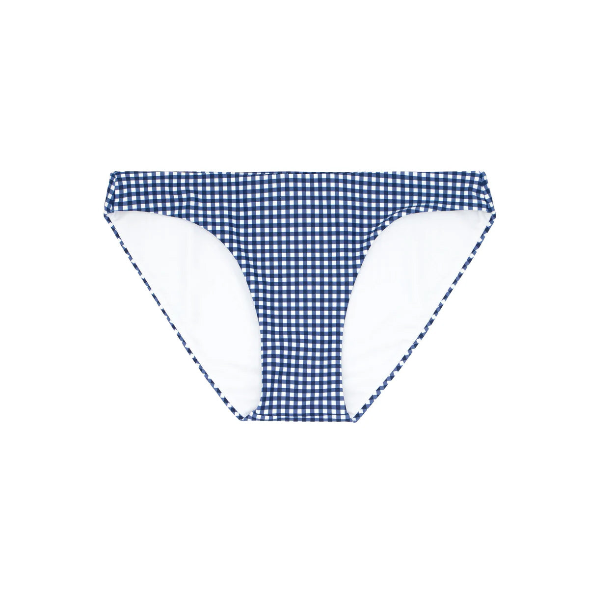 Women's Navy Gingham Bikini Bottom