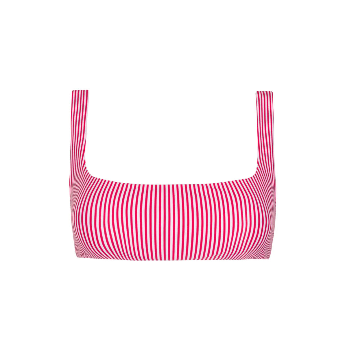 women's gondola stripe square neck bikini top